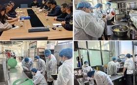 涼州區市場監督管理局副局長袁同山一行蒞臨學校檢查指導工作